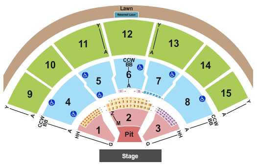 Xfinity Center Mumford & Sons Seating Chart